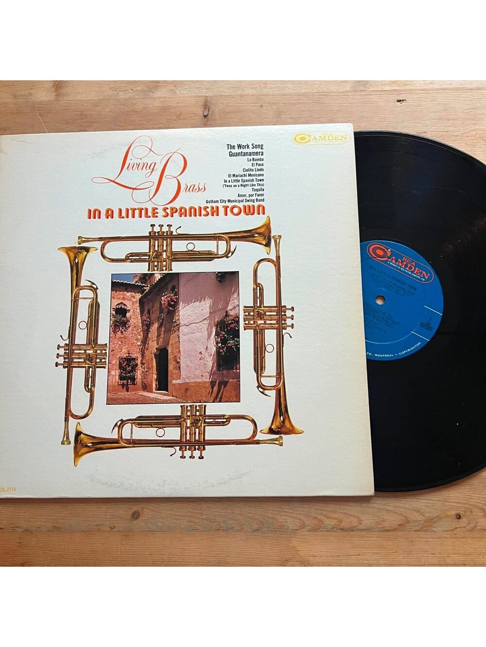 Living Brass - In a Little Spanish Town 33rpm VG+ VR16